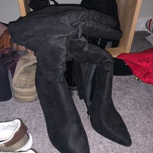 Brand new knee high heel boots